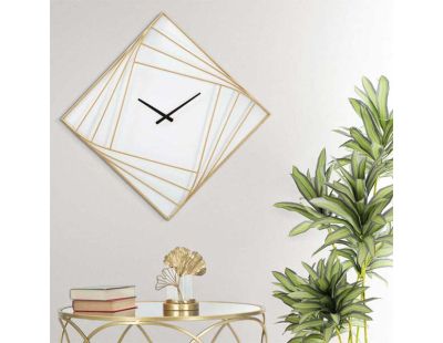 Horloge en métal Goldy line 85 x 6 x 85 cm
