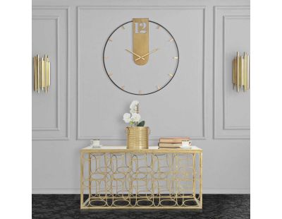 Horloge en métal Goldy 60 x 4.5 cm