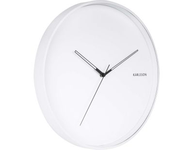 Horloge en métal Hue (Blanc)