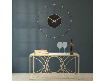 Horloge en métal Pearl 61 x 4.5 cm