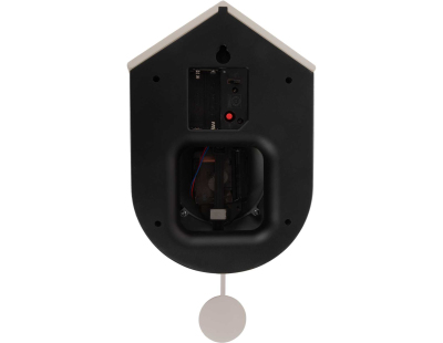 Horloge murale en ABS Grato Cuckoo (Noir et gris clair)