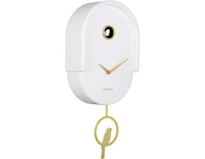 Horloge murale en ABS Tweet (Blanc)