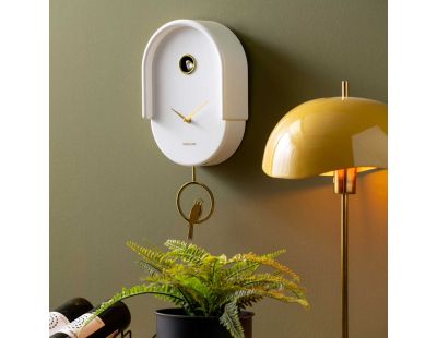 Horloge murale en ABS Tweet (Blanc)