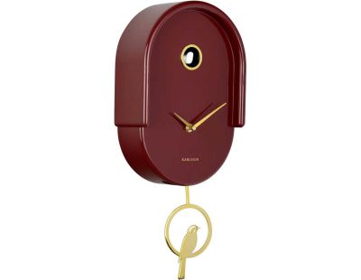 Horloge murale en ABS Tweet (Rouge)