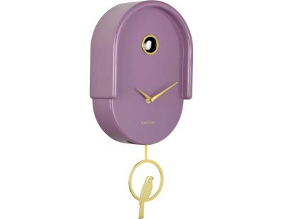 Horloge murale en ABS Tweet (Violet)