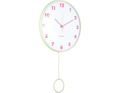 Horloge murale Cheeky Dome Pendulum (Vert)