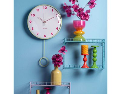 Horloge murale Cheeky Dome Pendulum (Vert)