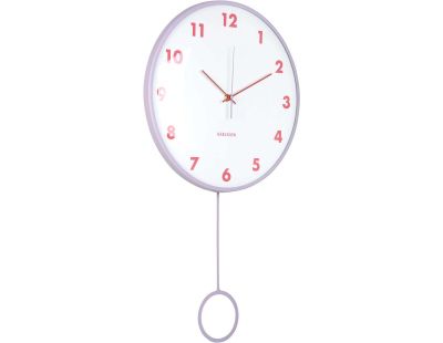 Horloge murale Cheeky Dome Pendulum (Violet)