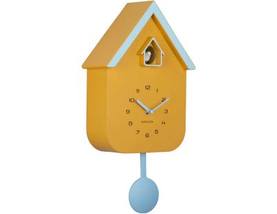 Horloge murale Dupla Color Cuckoo (Jaune)