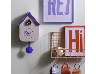Horloge murale Dupla Color Cuckoo (Rose)