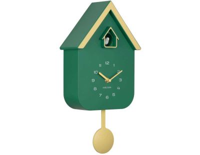 Horloge murale Dupla Color Cuckoo (Vert)