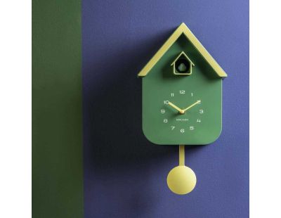 Horloge murale Dupla Color Cuckoo (Vert)