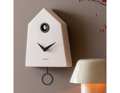 Horloge murale Grafico Cuckoo (Gris clair)