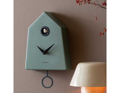Horloge murale Grafico Cuckoo (Vert jungle)