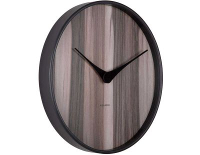 Horloge murale en bois Melange (Bois foncé)