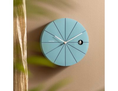 Horloge murale coucou en ABS Destacado (Bleu)