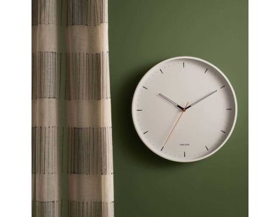 Horloge murale en métal Calm (Blanc)