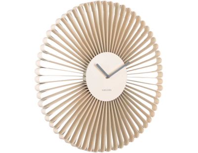 Horloge murale en métal Cascara (Blanc)