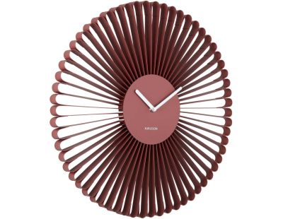 Horloge murale en métal Cascara (Rouge)