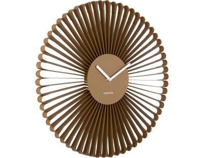 Horloge murale en métal Cascara (Marron)