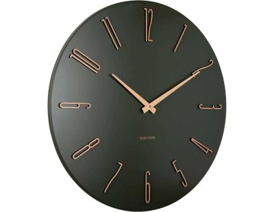 Horloge murale en métal Esmerado 60 cm (Vert)