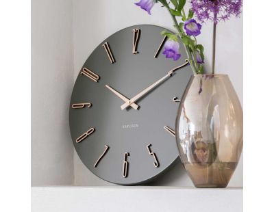Horloge murale en métal Esmerado 40 cm (Vert)