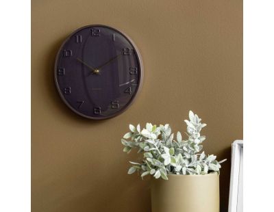 Horloge murale en métal Fuerte Dome (Marron)