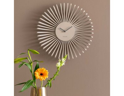 Horloge murale en métal Polo (Gris)