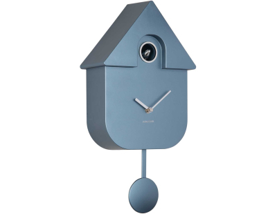 Horloge murale moderne Cuckoo (Bleu foncé métallique)