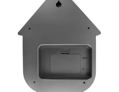 Horloge murale moderne Cuckoo (Gris foncé métallique)