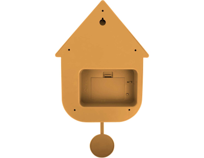 Horloge murale moderne Cuckoo (Ocre jaune)
