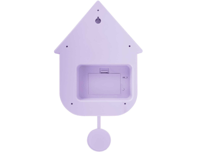 Horloge murale moderne Cuckoo (Violet clair)