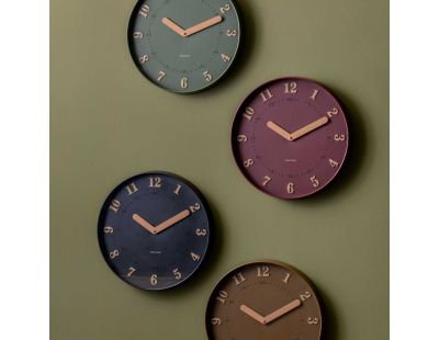 Horloge murale polypropylène Amena (Rouge)