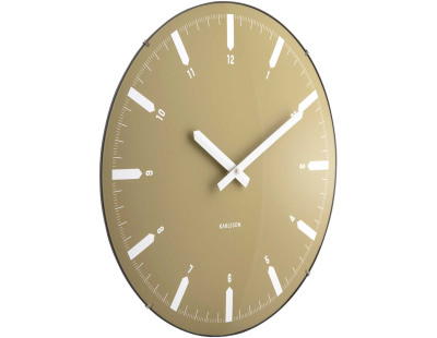 Horloge murale en polypropylène Realista Dome (Vert)