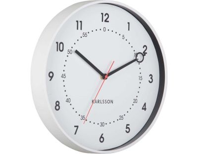 Horloge murale en résine Fresco (Blanc)
