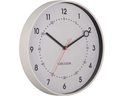 Horloge murale en résine Fresco (Gris foncé)