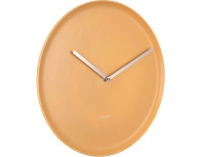 Horloge en porcelaine Plate 35 cm (Ocre jaune)