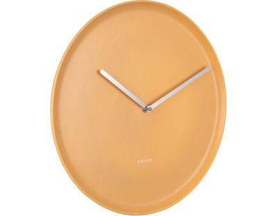 Horloge en porcelaine Plate 35 cm (Ocre jaune)