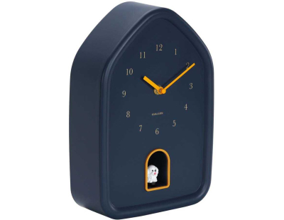 Horloge à poser Modern Doggy (Bleu foncé)
