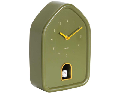 Horloge à poser Modern Doggy (Vert)