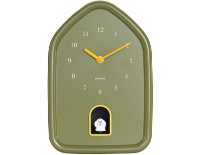 Horloge à poser Modern Doggy (Vert)