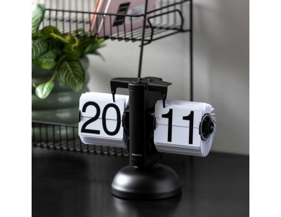 Horloge à poser Small Flip (Noir)