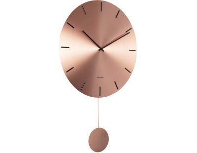 Horloge ronde en acier Impressive 47 cm (Cuivré)