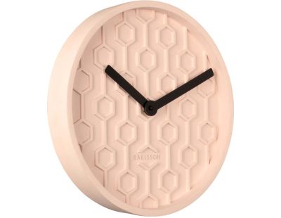 Horloge ronde en béton Honey  31 cm (Rose)