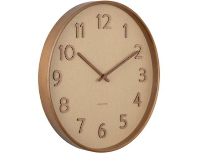 Horloge ronde en bois Pure grain (40 cm)