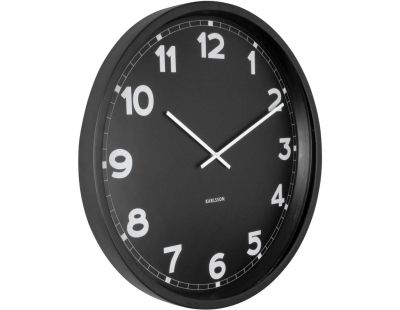Horloge ronde en métal New classic 60 cm (Noir)