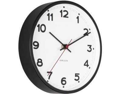 Horloge ronde en métal New classic 20 cm (Blanc)