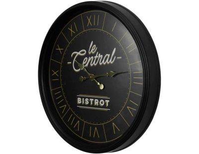 Horloge ronde en plastique Bistrot 50 cm