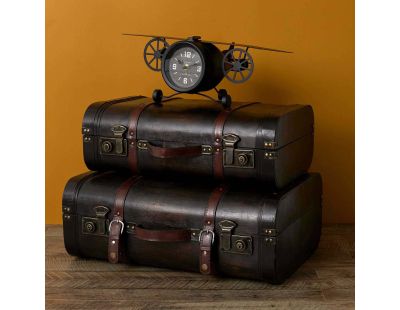 Horloge avion vintage à poser