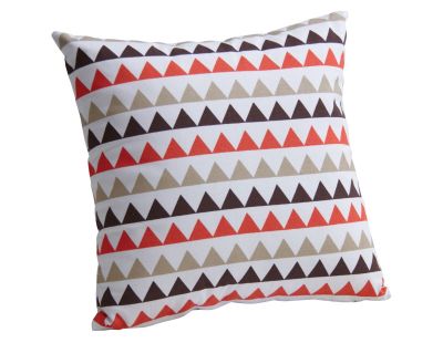 Housse de coussin en coton (Ligne triangle)